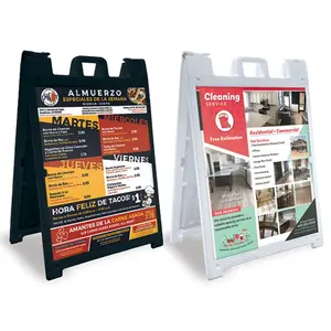 8.5" X 11" A-Frame Signage