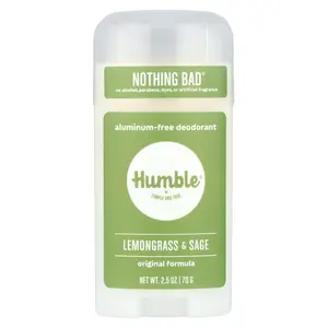 Humble Brands Aluminum-Free Deodorant, Lemongrass & Sage, 2.5 oz (70 g) Humble Brands Aluminum-Free Deodorant, Lemongrass & Sage, 2.5 oz (70 g)