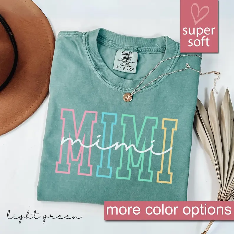 Comfort Colors® Mimi Shirt, Mimi T-Shirt, Cute Mimi Shirt, Gift for Grandma Gift, Grandmother