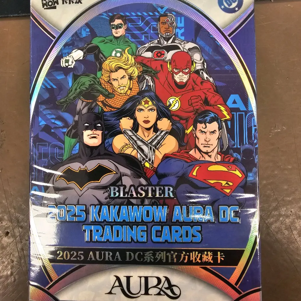 Aura DC Blaster Authentic Sealed Collectible Trading Cards Booster Sealed Box - Premium Non-Sports TCG Set for Collectors