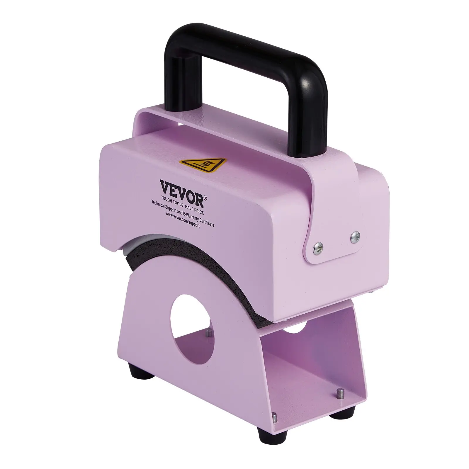 Mini Hat Heat Transfer Press Machine - 5.9x3.15 in Plate, Purple Specialty Kitchen Utensil with Sublimation, Temperature Control for Berets, DIY Enthusiasts