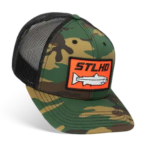 STLHD Camo Snapback Trucker Hat