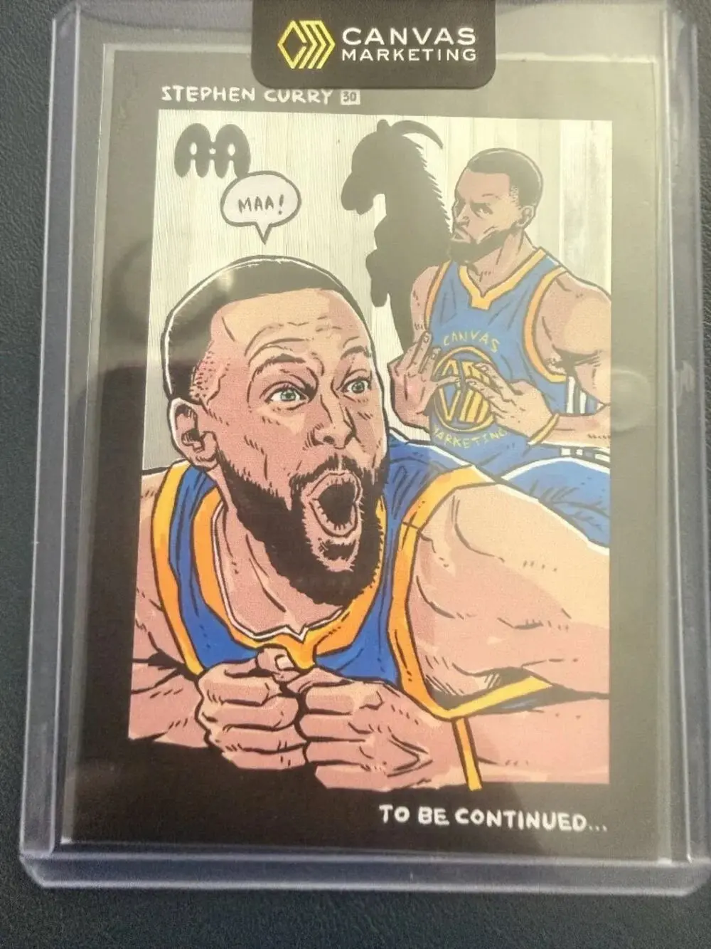 2025 Canvas Marketing Stephen Curry Adhesive Artifacts #30 Warriors 103/333