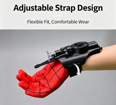 1. Spider Web Launcher Glove Toy, Rechargeable Spider Shooter with Suction Cup Dart, Super Hero Cosplay Wrist Toy Gift for Boys Kids