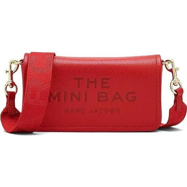 Marc Jacobs The Leather Mini Crossbody Bag - True Red 2S4SMN080S02-617