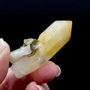 2in 19g Isis Face Mango Quartz Crystal, Halloysite Quartz, Colombia a11