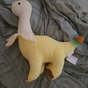 Cute Banana Brontosaurus Design Plush Toy, Soft Stuffed Animal Plushie, Cartoon Banana Soft Dragon Doll, Home Decoration Gift #GLOBAL PICKS