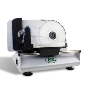 LEM Products 6723340 7.5 in. 1 Speed Meat Slicer Silver