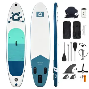 10.6 in Inflatable Stand Up Paddle Board with Premium SUP Paddleboard Accessories,2-in-1 Paddle,Wide Stable Design,Non-Slip Comfort Deck for Adults & Youth of All Skill Levels