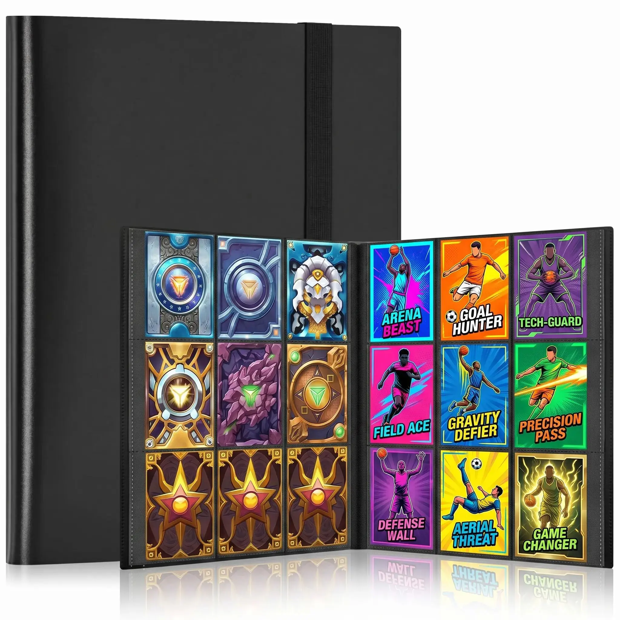 Collectible Card Binder Album Grids Card Binder Album Large-capacity Card Binder Notebook