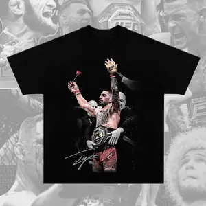 Ilia Topuria UFC T-Shirt, Ilia Topuria Shirt, Premium UFC Graphic Tee, Fighter Graphic T-Shirt, Retro Soft Cotton MMA Shirt, Perfect Gift for UFC & Sports Fans
