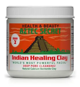 Aztec Secret – Indian Healing Clay 16 Oz – Deep Pore Cleansing Facial & Body Mask – The Original 100% Natural Calcium Bentonite Clay – New Version 2