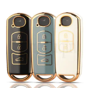 jingyuqin TPU 2/3Buttons Auto Remote Key S Case Cover--Mazda 2 3 6 Atenza Axela Demio CX-5 CX5 CX-3 CX7 CX-9 Car Accessories