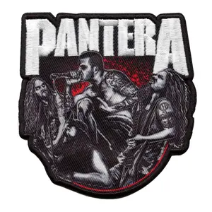 Pantera Vulgar Members Patch Arlington Rock Band Sublimated Embroidery Iron On