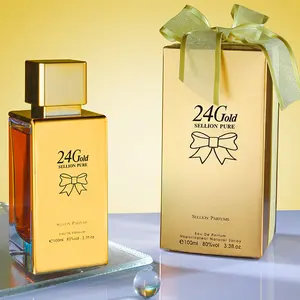 Ladies' Luxurious Perfume 100 Ml, with A Blend of Rose and Bitter Orange Leaves, Long-lasting Fragrance, Elegant Gift Box Packaging, Perfect Choice for Daily Use, Floral Scented