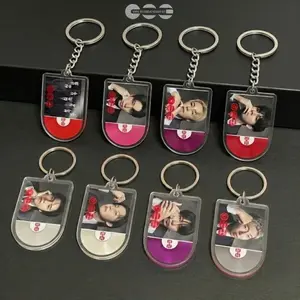 Army Vinyl Record Arirang Acrylic Keychain, Double-Sided Bangtan Purple Keyring, K-Pop World Tour 2026 Concert Outfit Accessory