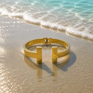 It’s Tea- T shaped Hinged Bracelet and Ring Set