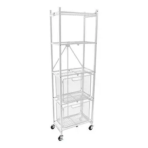 Origami Slim Pantry Rack with Drawers