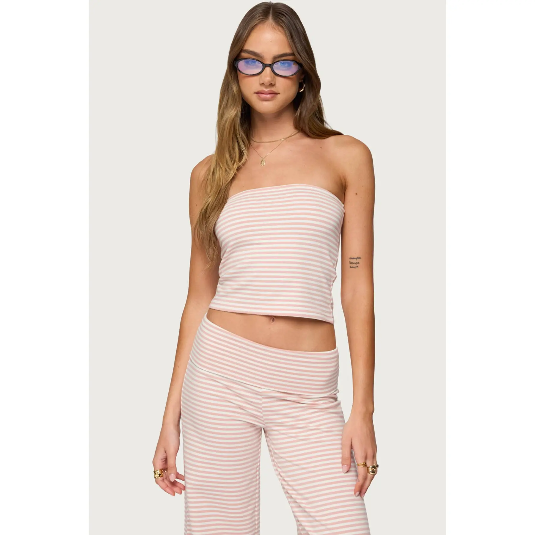 Lilah Striped Tube Top Lilah Striped Tube Top