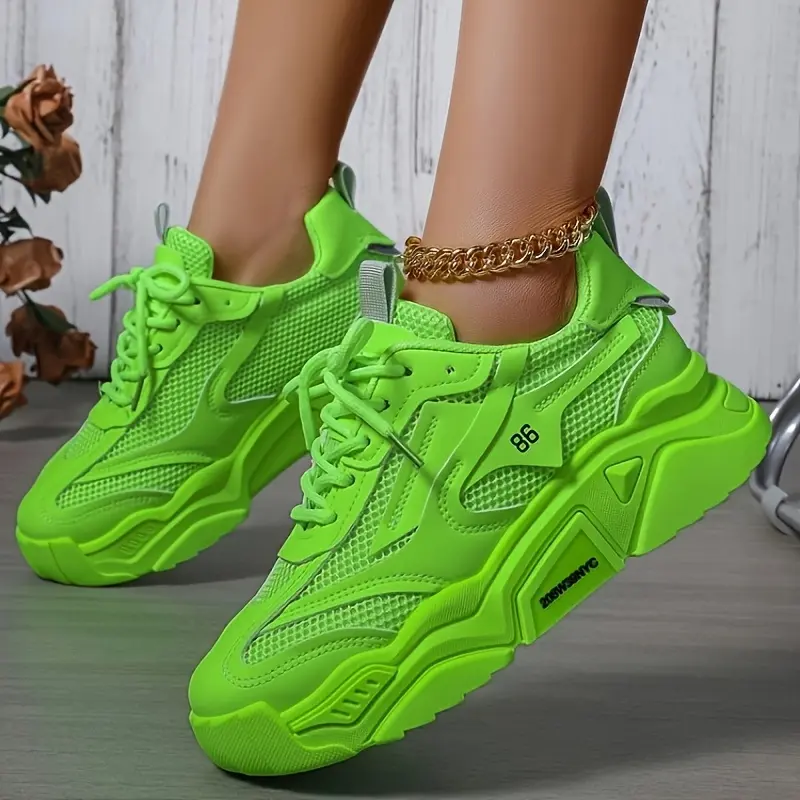 Lime Green Athletic Sneakers‎ Men main image 2