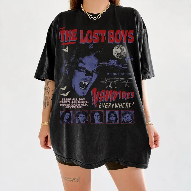 Comfort Colors Vintage The Lost Boys T-Shirt, Movie T-Shirt, Gift For Woman and Man Unisex T-Shirt