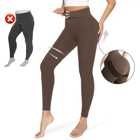 SeSe Code High Waisted Leggings for Women - Tummy Control and Hip Lifting Soft Yoga Pants for Workout Athletic