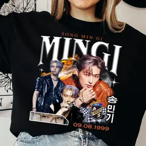 Mingi Ateez inspired Vintage Kpop tour 2024 Shirt, Ateez Concert retro T Shirt, Ateez World Tour shirt, shirt for atiny, Kpop Unisex Shirt