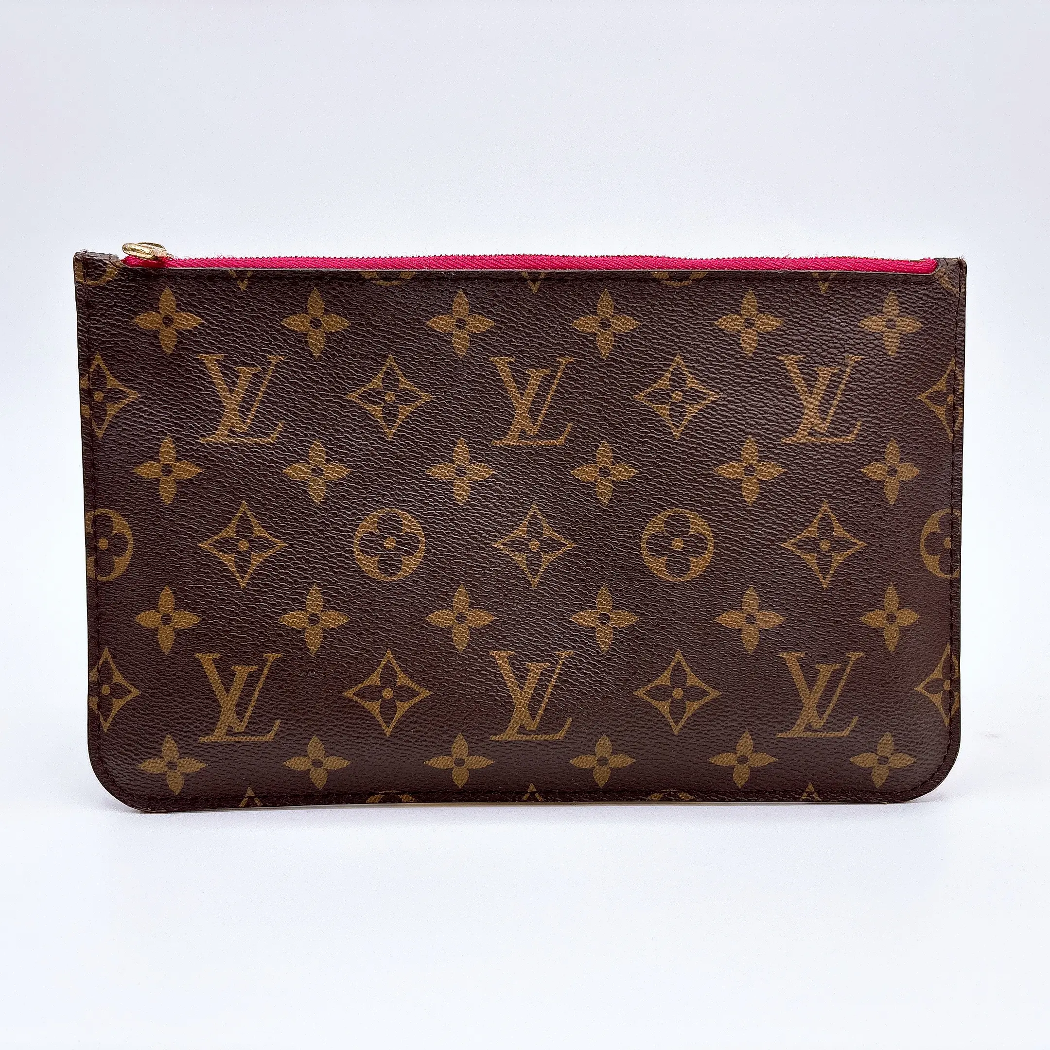 Pre-owned Louis Vuitton Canvas Mini bags Monogram Neverfull MM GM Pochette Pivoine