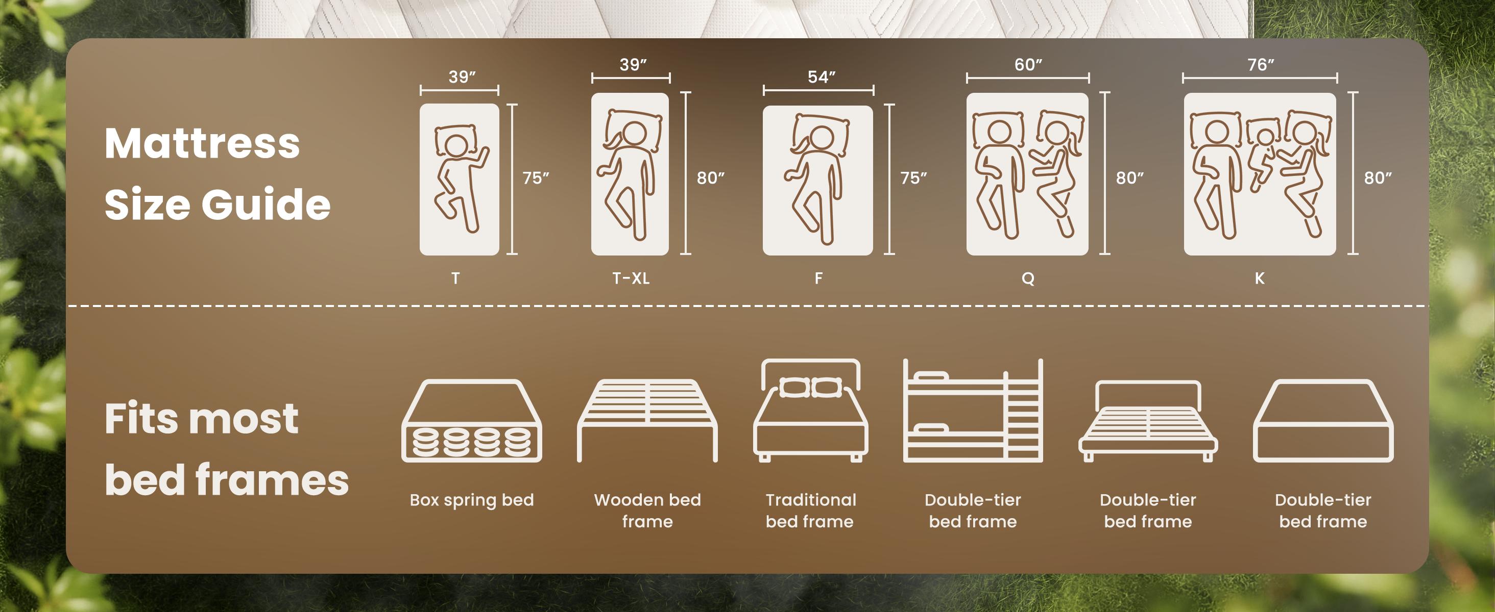 Hybrid Series Full Medium Cooling Memory Foam 12 in Bed-in-a-Box Mattress  twin mattresses