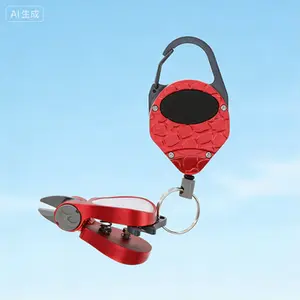 Magnetic Tool Tether and Nipper Set Reusable Safety Lanyard Combo Secure Hands-Free Operation Durable Construction for Easy Tool Access
