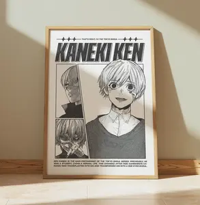 Tokyo Ghoul Kaneki Ken Poster. Anime Wall Decor