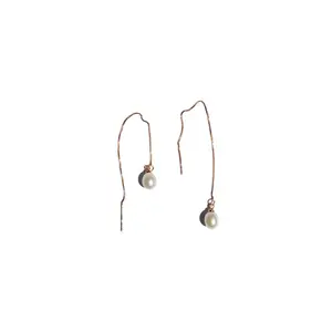 Lilith — Pearl Thread Earrings