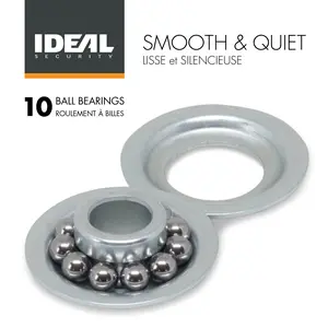 Premium Nylon Garage Rollers, 2" w/ 10 ball-bearings (10-pk)