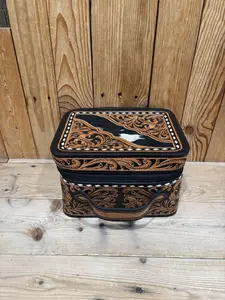 Tooled Leather & Cowhide Jewelry Boxes!