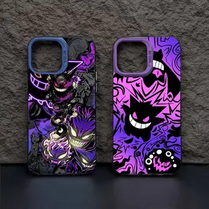Lovely Gengar Phone Case For Iphone 17 Pro Max 17 Air 16 15 14 13 12 11 Pro Max 16e 14 15 16 Plus XR X XS Max 7 8 Plus 17Pro 16Pro Hard PC Cover