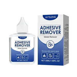 Adhesive Remover - 50ml Sticker & Residue Remover, Powerful Stain Remover for Glass, Plastic & Wood, Easy to Use & No Residue