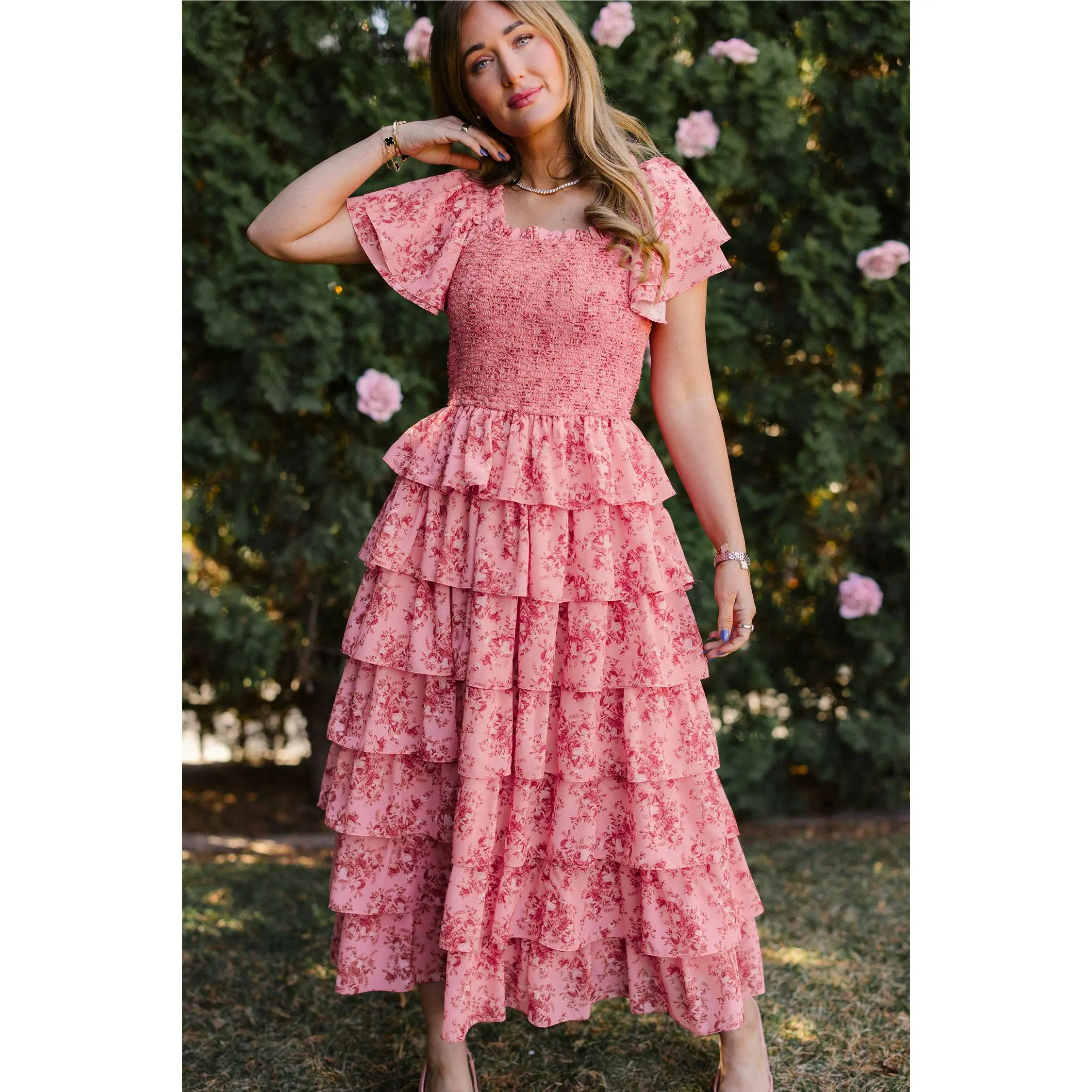 Grace Dress in Desert Heritage Rose