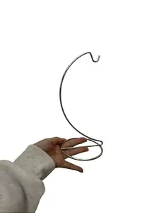 Silver Hanging Sphere Holder