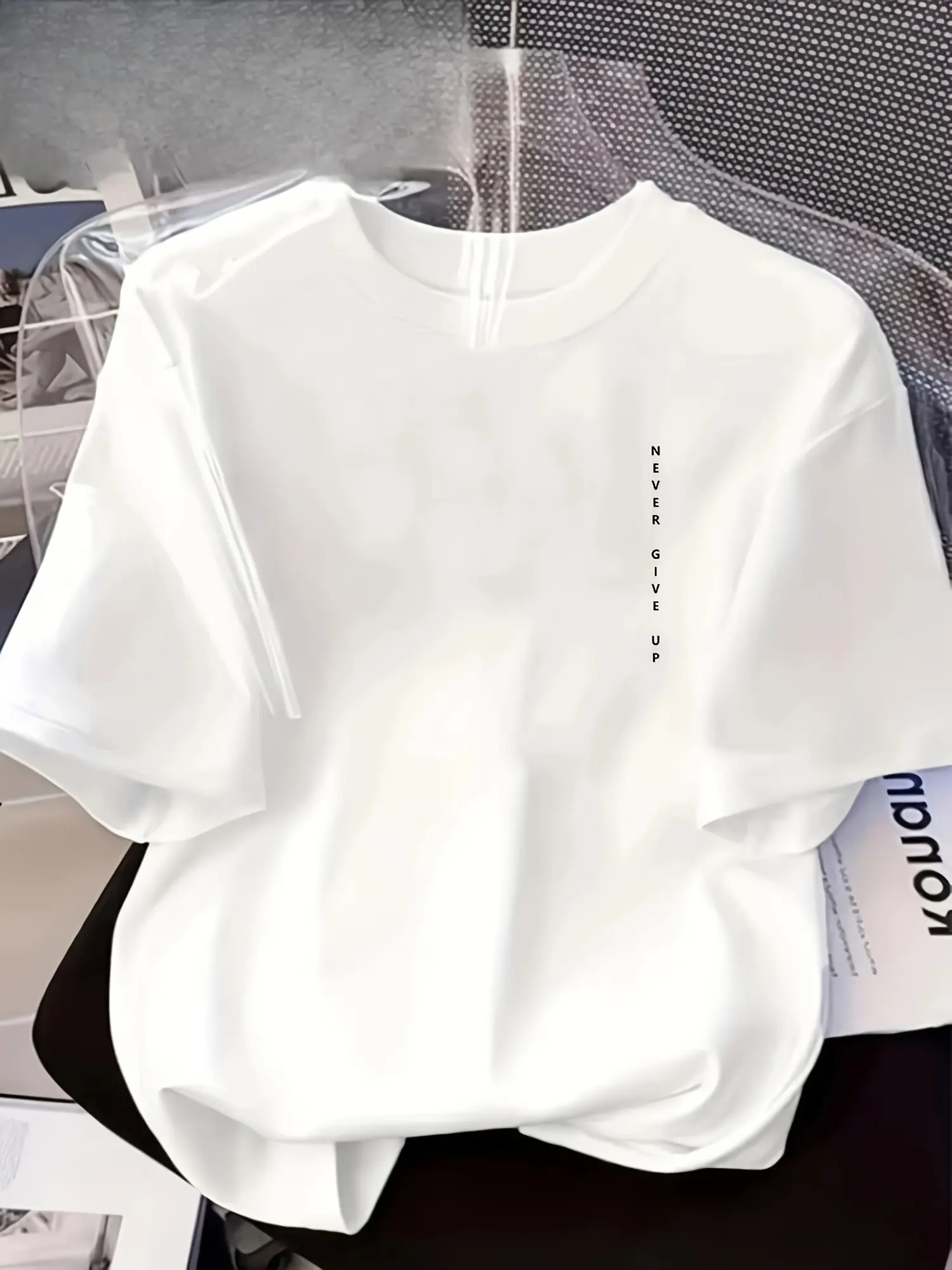 Women's Plain White Short Sleeve T-Shirt - Minimal unisex soft cotton short sleeve t shirt, vintage graphic casual tee for men women teens, perfect birthday holiday gift for camping travel gym daily street  wear