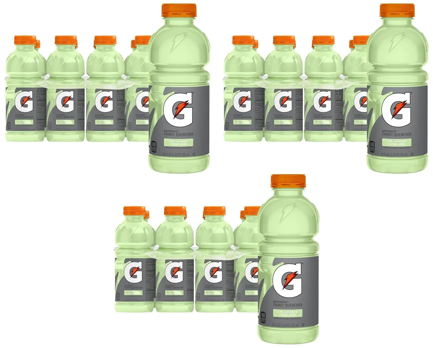 Gatorade Thirst Quencher, Cool Blue, 20 Fl Oz (Pack of 8) Gatorade Thirst Quencher, Cool Blue, 20 Fl Oz (Pack of 8)