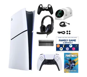 PS5 Slim Digital Chaos with Accessories Kit & Voucher