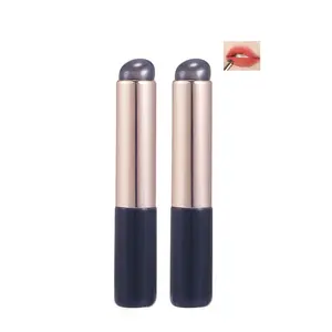 2PCS Premium Silicone Makeup Brush Set – High Elastic Lip & Concealer Applicators – Reusable Tools for Lip Balm, Gloss, Lipstick, Foundation
