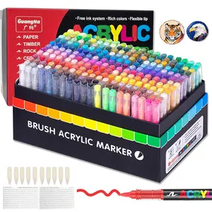Back-To-School Season 240 Colors Soft Tip Markers, Large Capacity Set, High Coverage, Vibrant Colors, Multi-Material Drawing Tools