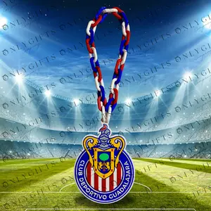 Chivas Oversized Hype Chain | Medalla de Chivas | Sports Hype Chain | Oversized Hype Chain | Sports Gear | Sports Spirits
