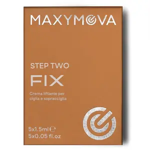 Maxymova Step 2 Fix Maxymova Lash Lift and Brow Lamination 5 Sachets 1.5ml Each for Eyelash and Eyebrow Lamination Treatment