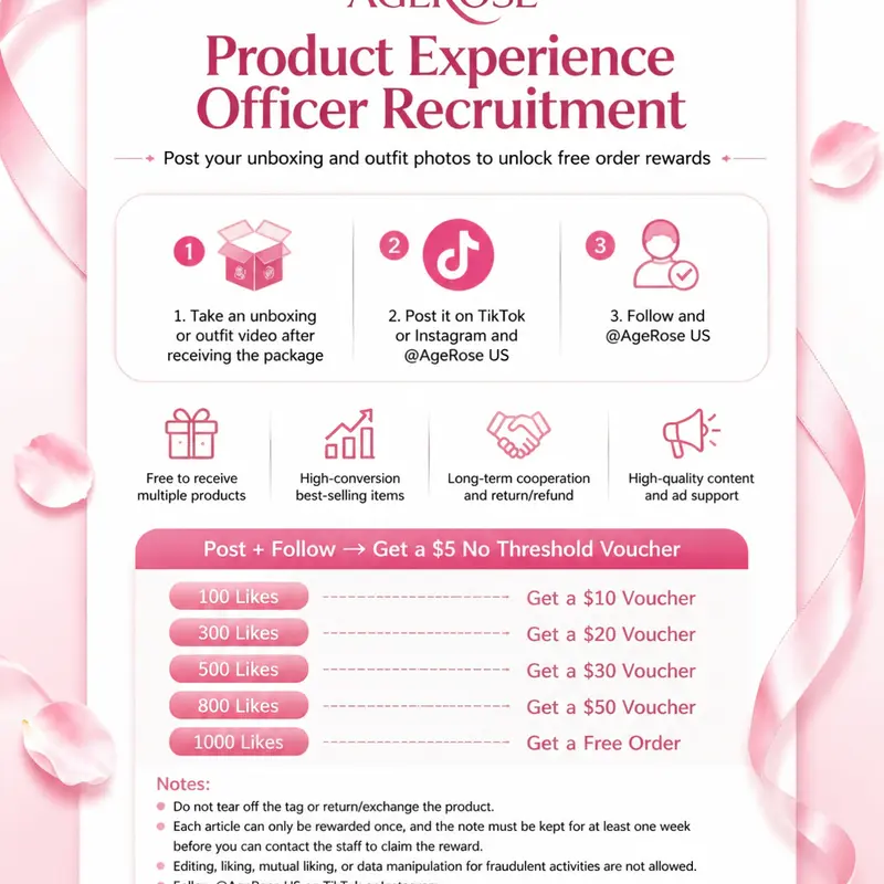 AgeRose women's clothing brand, casual new style experience guide
