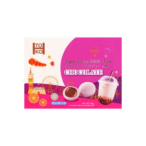 TOKO Taro Boba Milk Tea Flavor Chocolate Gummy Candy 45g