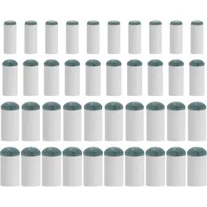 40PCS Slip-On Pool Cue Tips Replacement Kit – 4 Sizes (9mm/10mm/12mm/13mm) No Glue Pool Stick Tips for Billiards & Snooker