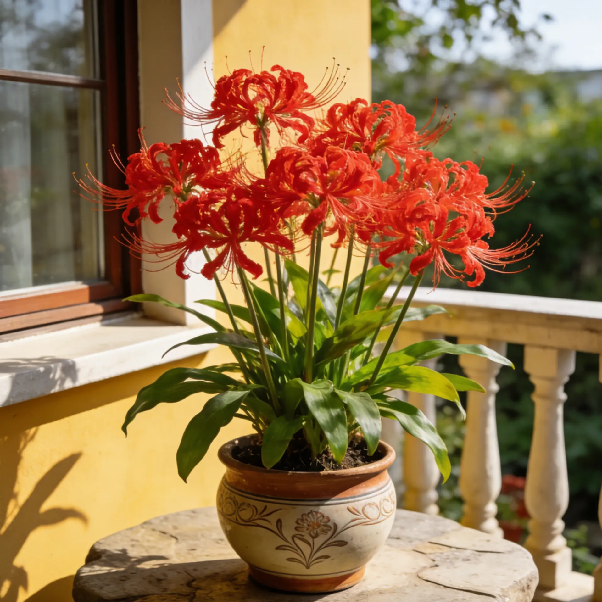 Bare Root White Lycoris Bulbs, Red Spider Lily Live Flower Bulbs for Water Culture & Outdoor Garden Planting