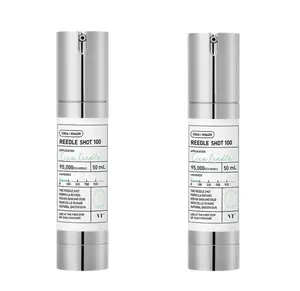 2 Pack VT COSMETICS CICA Reedle Shot 100, Spicule Microneedling Serum for Pore Care & Exfoliation, Exosome, Centella Asiatica for Glass Skin, Skin Texture, Korean Liquid Skin Booster (1.69 Fl Oz / 50ml)